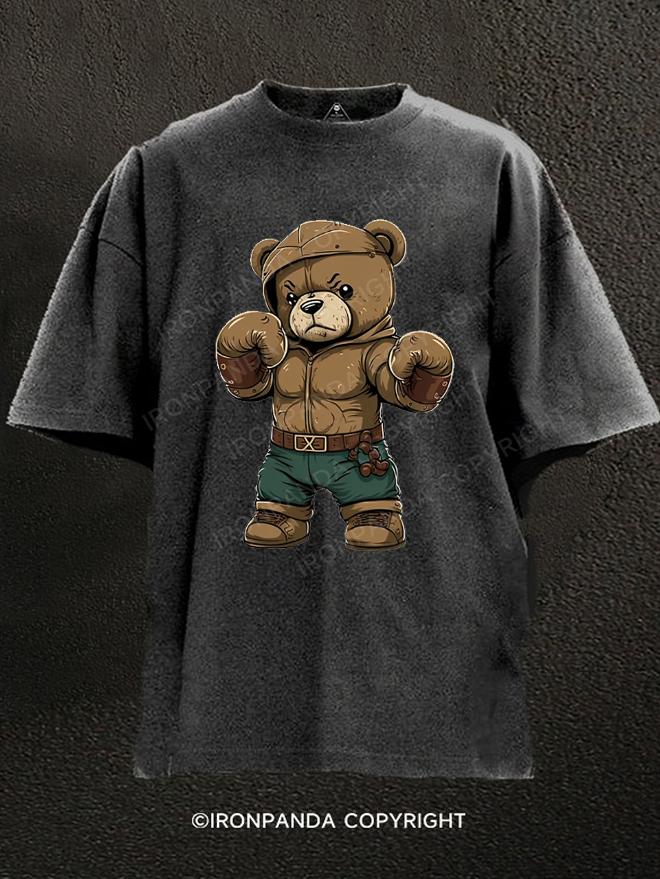 Cool bear Washed Gym Shirt