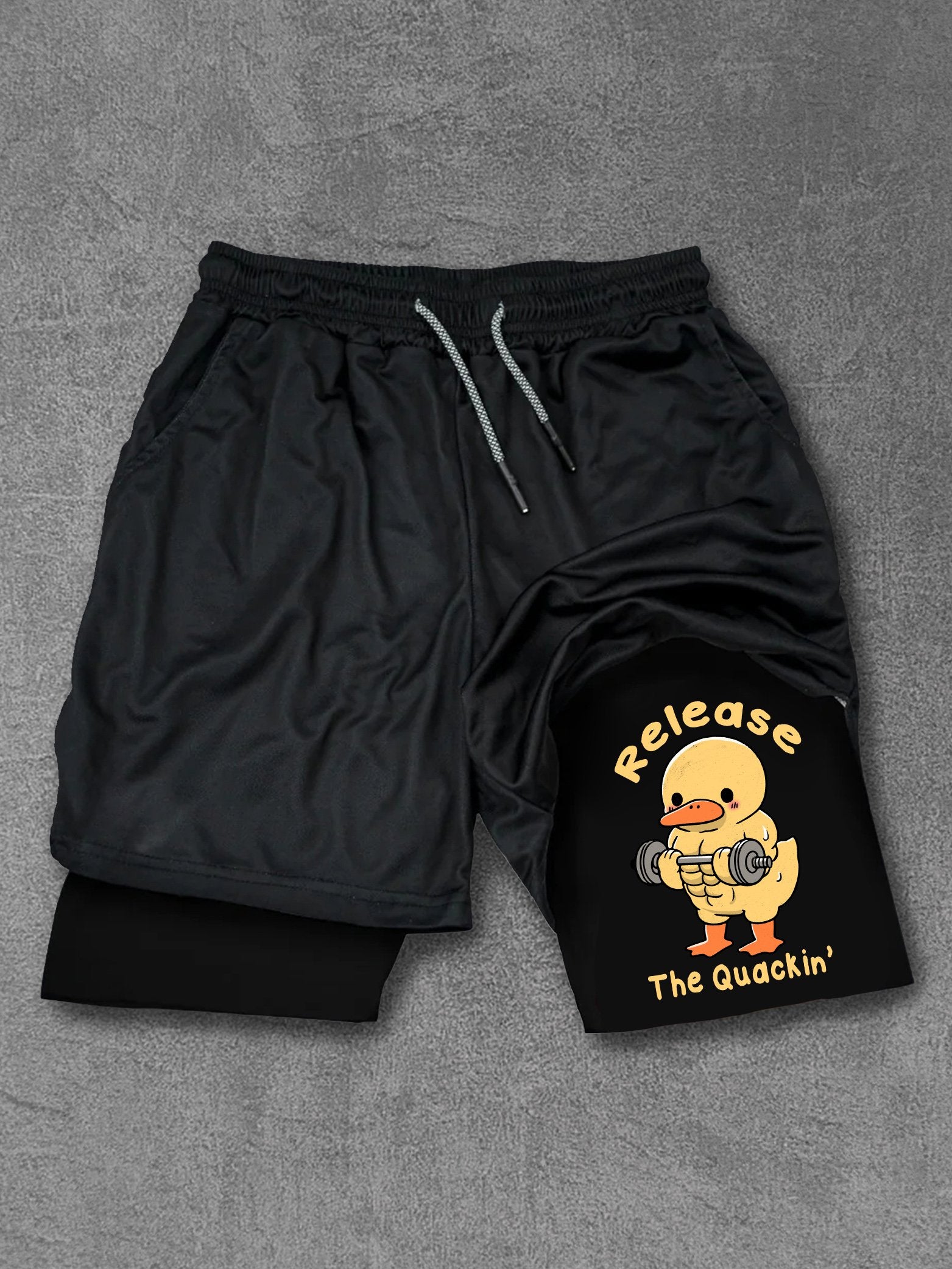 release the quackin Performance Training Shorts