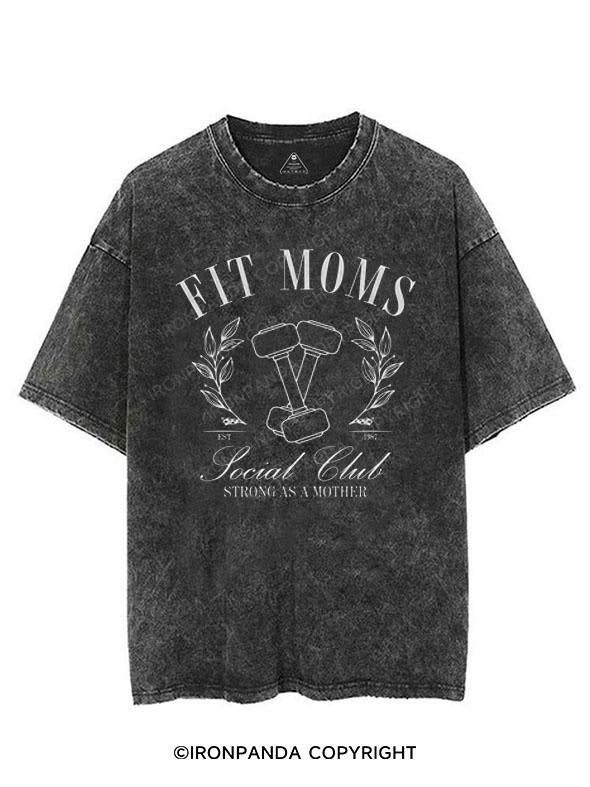 fit moms social club VINTAGE GYM SHIRT