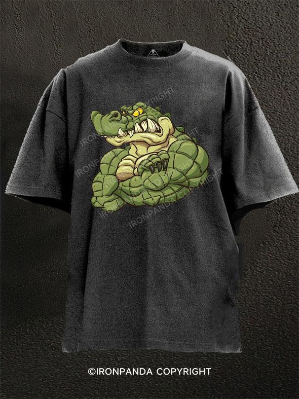 gym Crocodile GYM Washed Gym Shirt