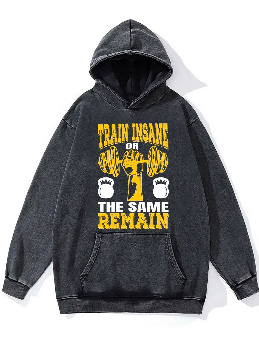 Train Insane Washed Gym Hoodie