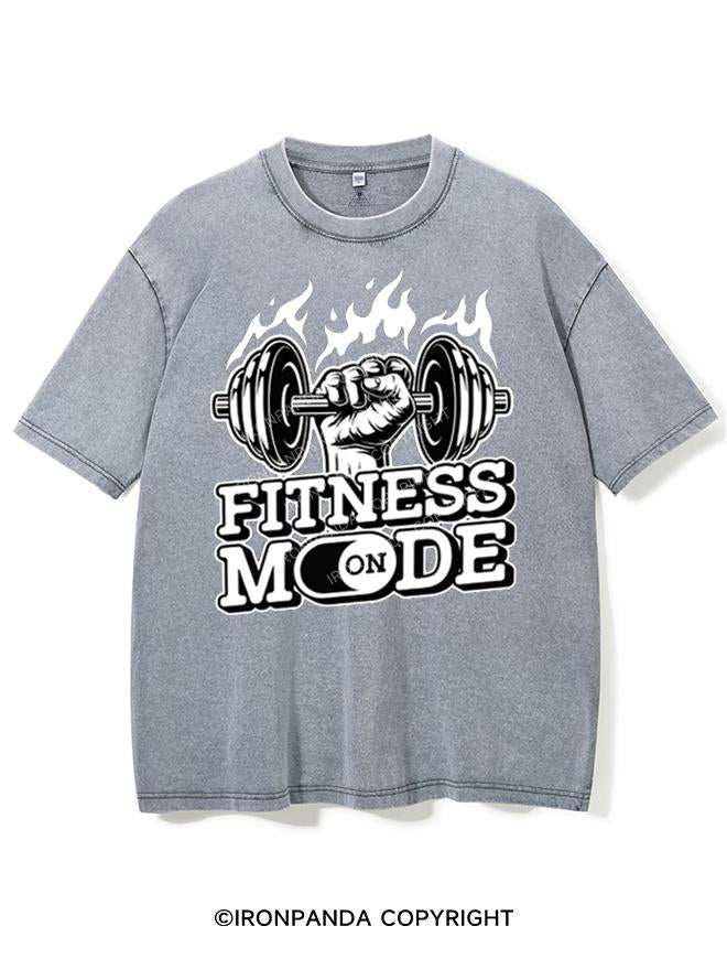 TURN ON FITNESS MODE VINTAGE GYM SHIRT