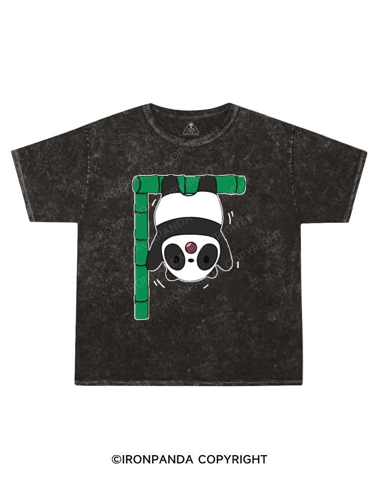 Hanging Panda Kids Washed T-Shirt