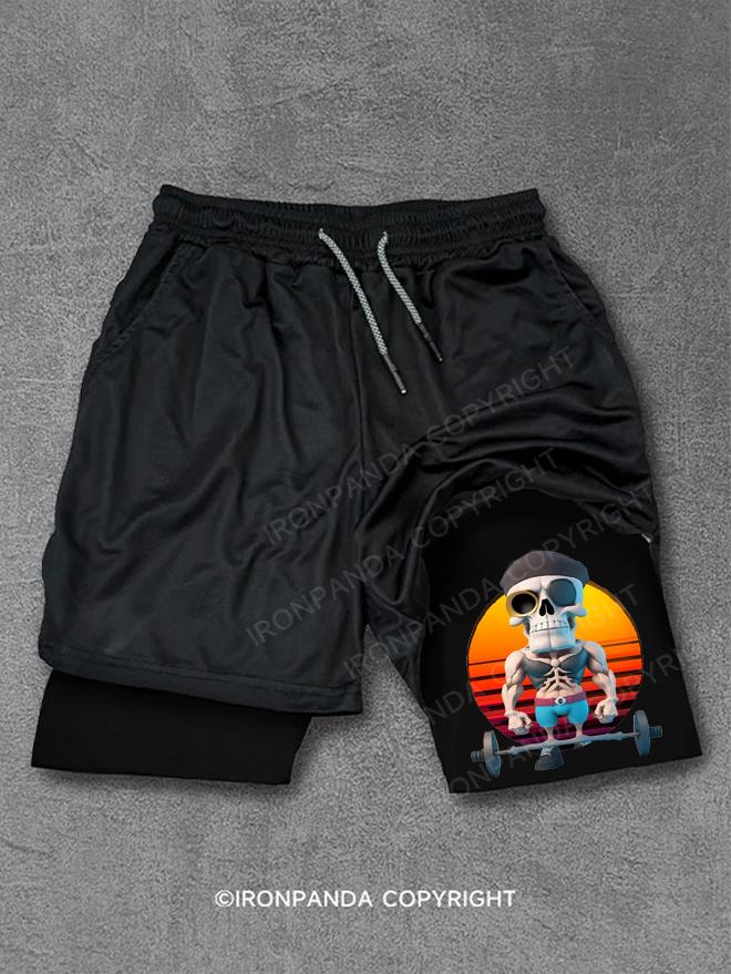 Deadlift Skeleton Performance Training Shorts