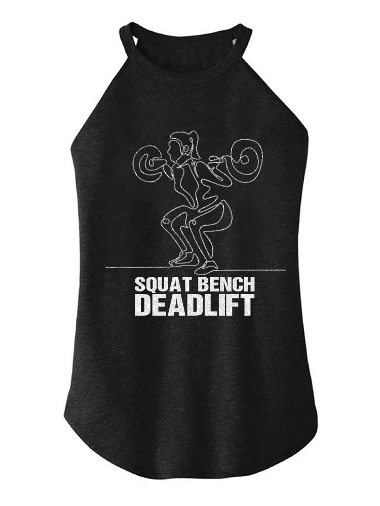 SQUAT BENCH DEADLIFT ROCKER COTTON TANK