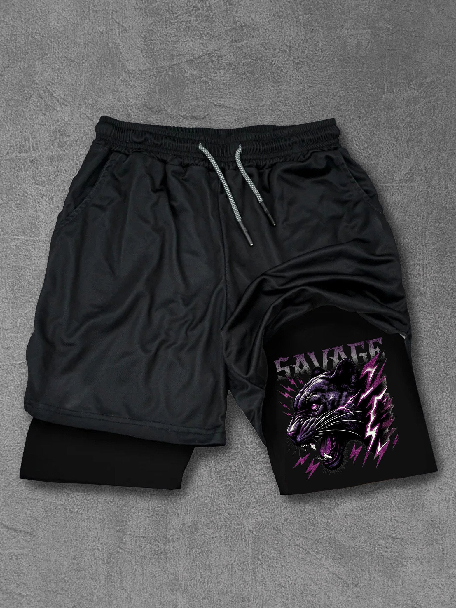 Savage Panther Performance Training Shorts