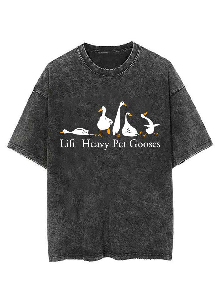 Lift heavy pet Gooses Vintage Gym Shirt