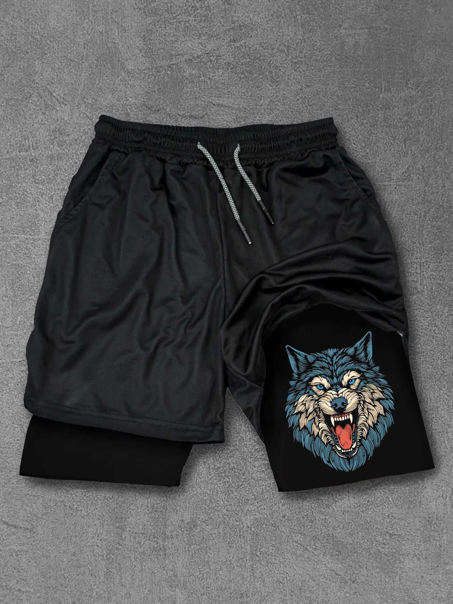 Wolf Head Performance Training Shorts