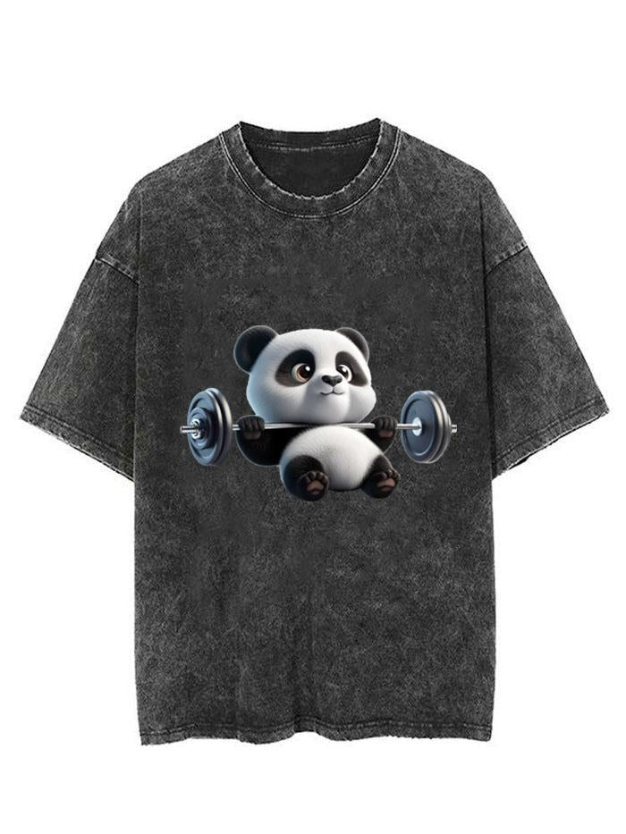 BENCH PRESS PANDA VINTAGE GYM SHIRT