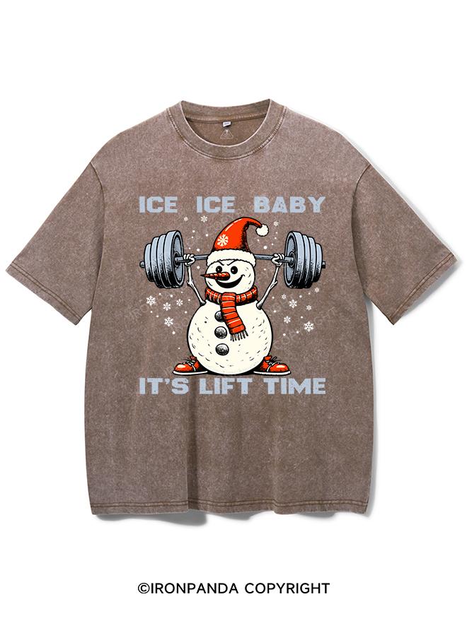 ICE ICE BABY IT'S LIFT TIME VINTAGE GYM SHIRT