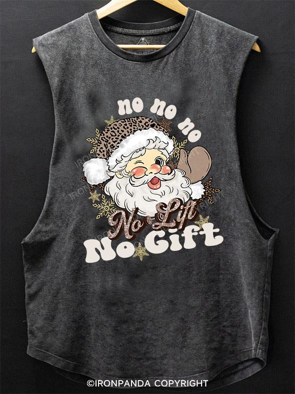 NO NO NO, NO LIFT NO GIFT SCOOP BOTTOM COTTON TANK