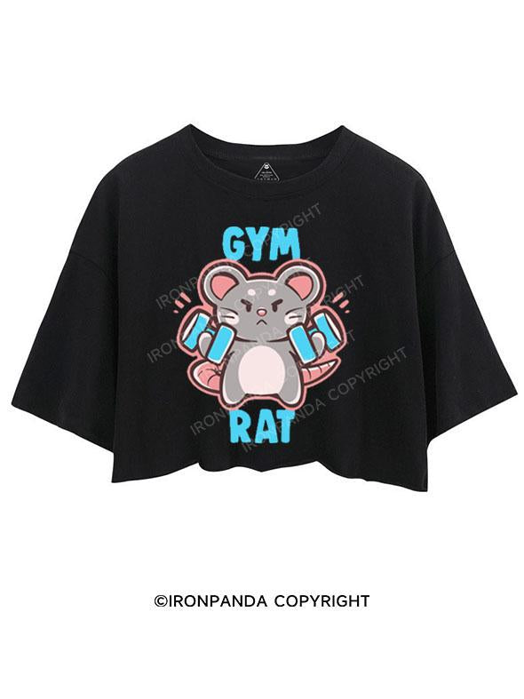 GYM RAT CROP TOPS