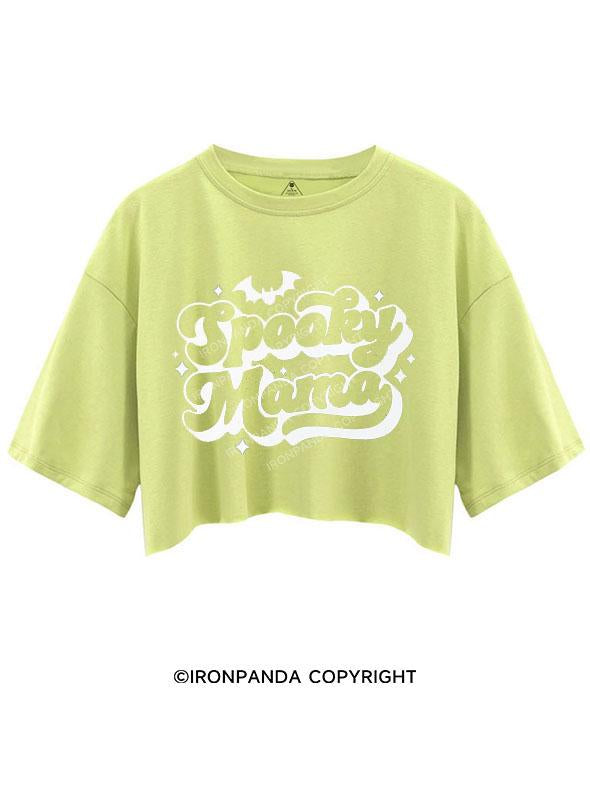 SPOOKY MAMA CROP TOPS