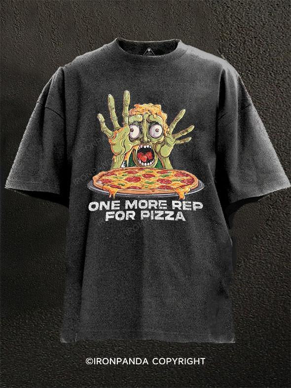 One More Rep for The Pizza Washed Gym Shirt