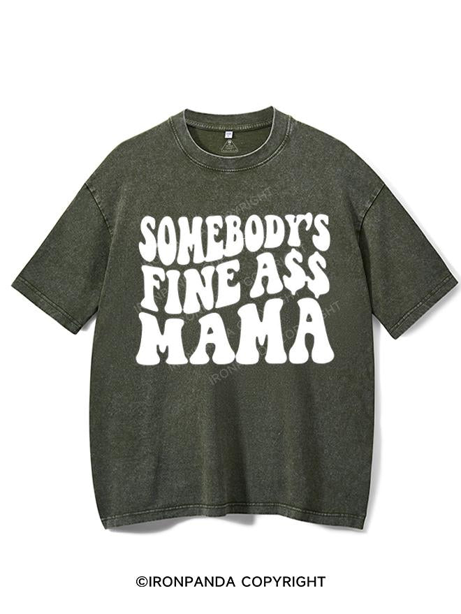 SOMEBODY'S FINE ASS MAMA VINTAGE GYM SHIRT