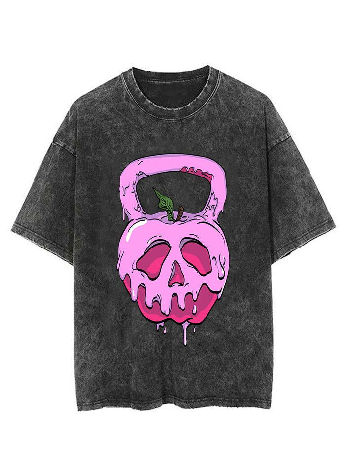 Apple kettlebell Vintage Gym Shirt