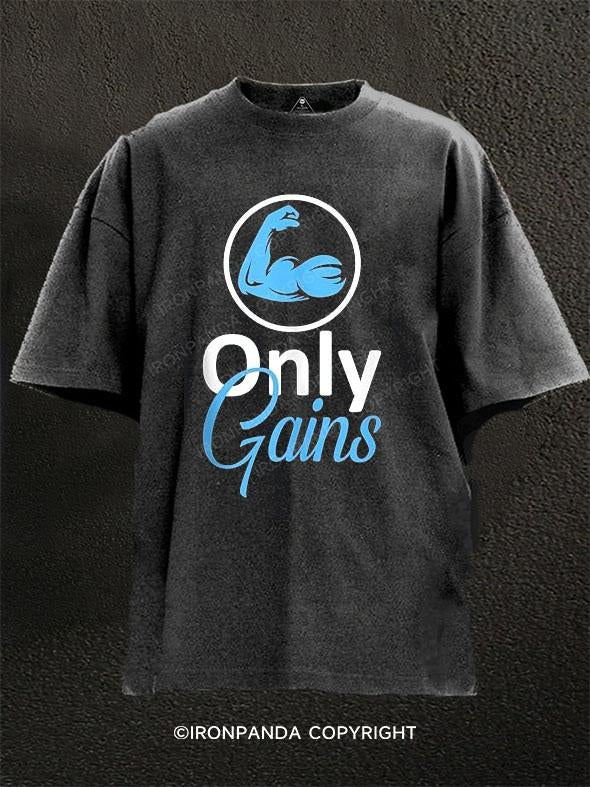 only gains Washed Gym Shirt