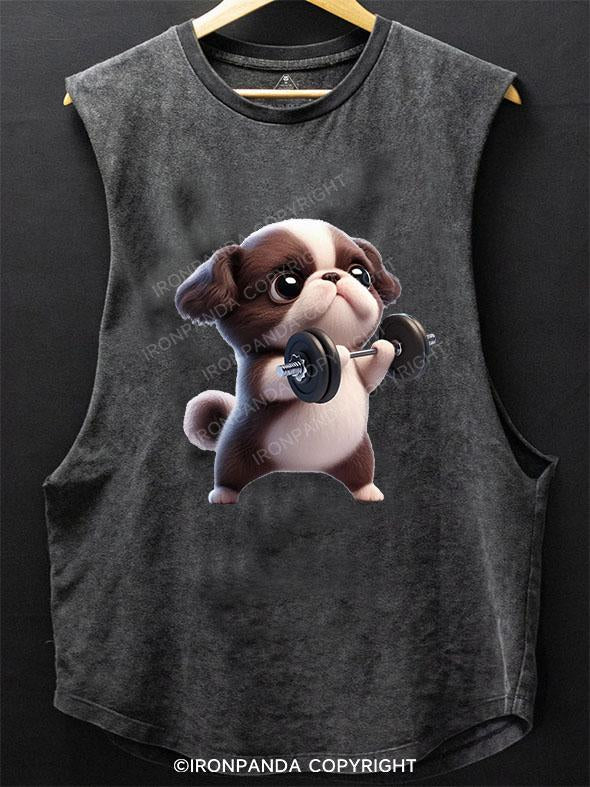 BULLDOG FLEX SCOOP BOTTOM COTTON TANK