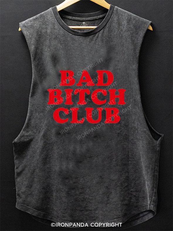 BAD BITCH CLUB SCOOP BOTTOM COTTON TANK