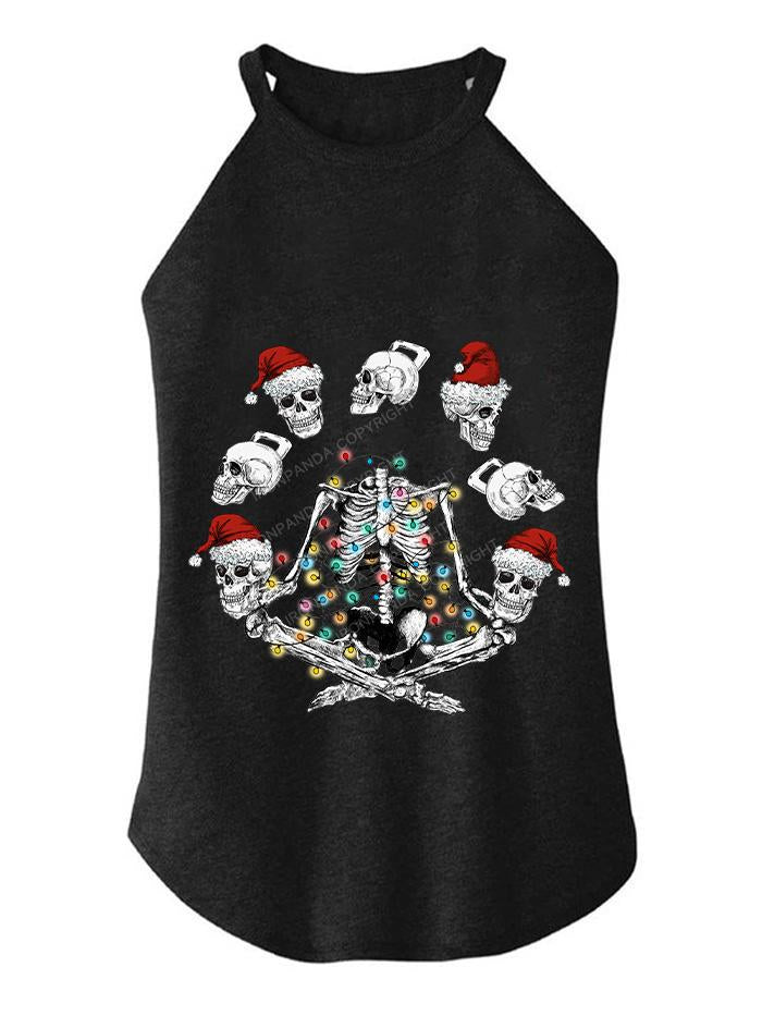 MEDITATION CHRISTMAS TRI ROCKER COTTON TANK