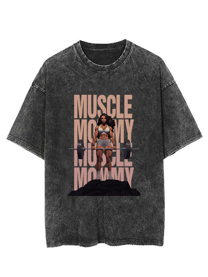 MUSCLE MOMMY VINTAGE GYM SHIRT