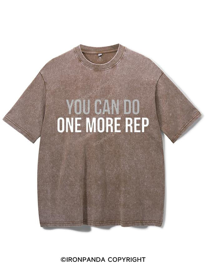 YOU CAN DO ONE MORE REP VINTAGE GYM SHIRT