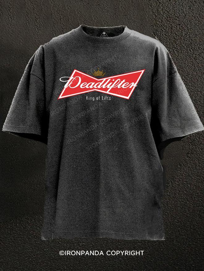 Deadlifter Powerlifting Washed Gym Shirt