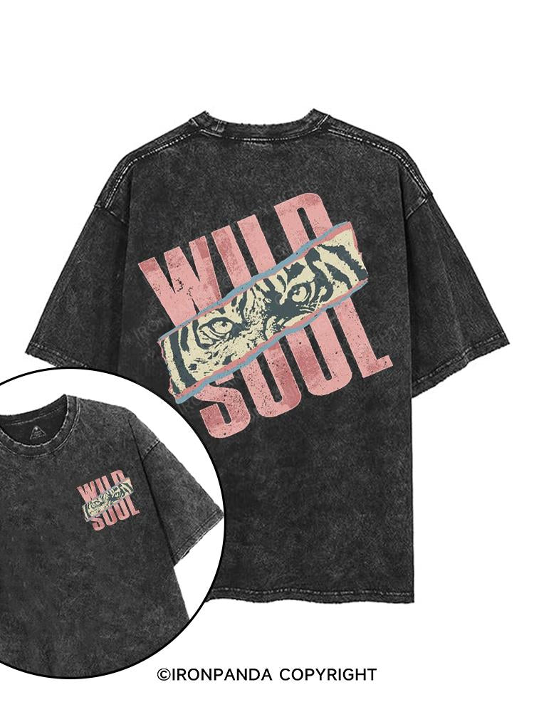 WILD SOUL printed Gym Shirt