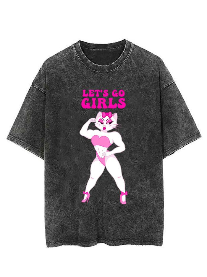 LET'S GO GIRLS VINTAGE GYM SHIRT