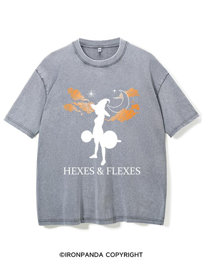 HEXES&FLEXES VINTAGE GYM SHIRT