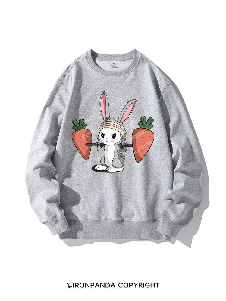 SQUAT RABBIT CREWNECK Sweatshirt