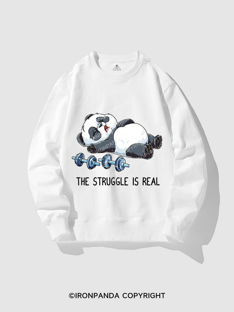 THE STRUGGLE IS REAL Vintage CREWNECK Sweatshirt