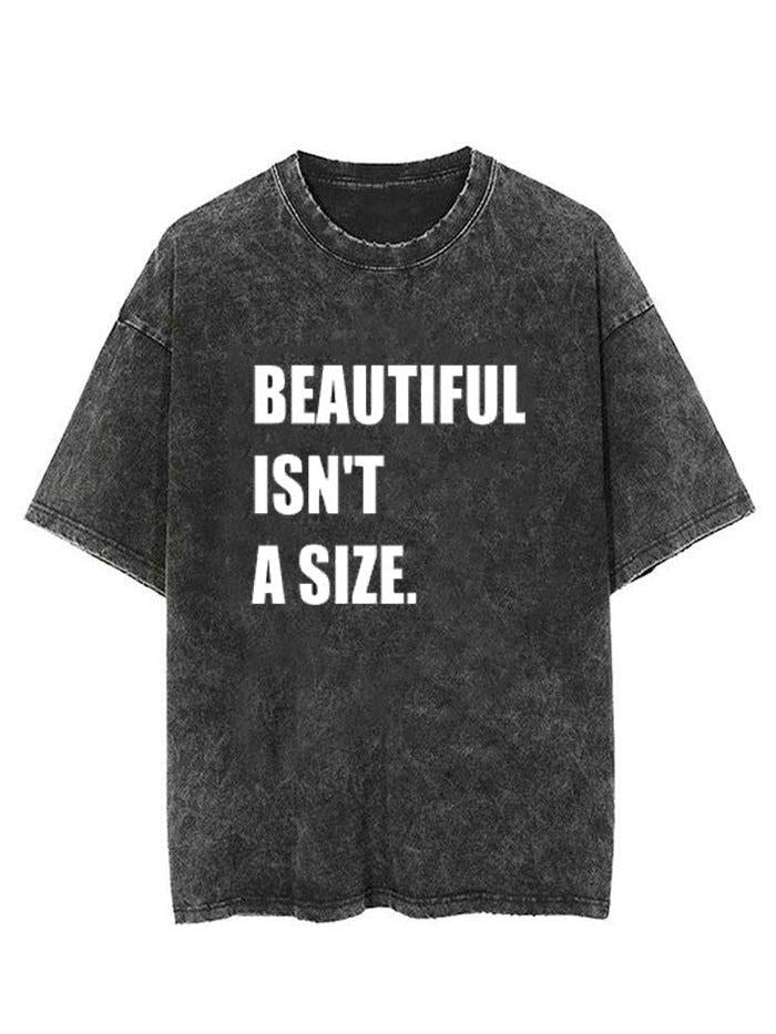 Beautiful Isn't A Size Vintage Gym Shirt