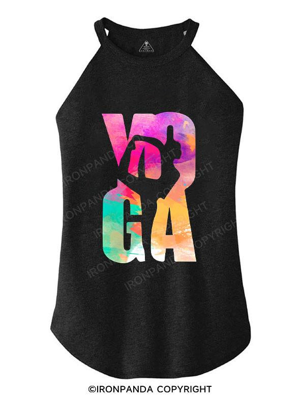 yoga TRI ROCKER COTTON TANK