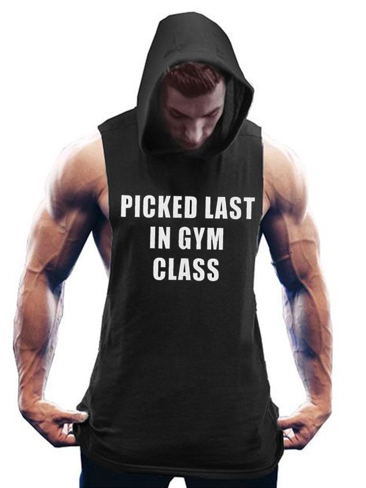 Picked Last In Gym Hooded Tank