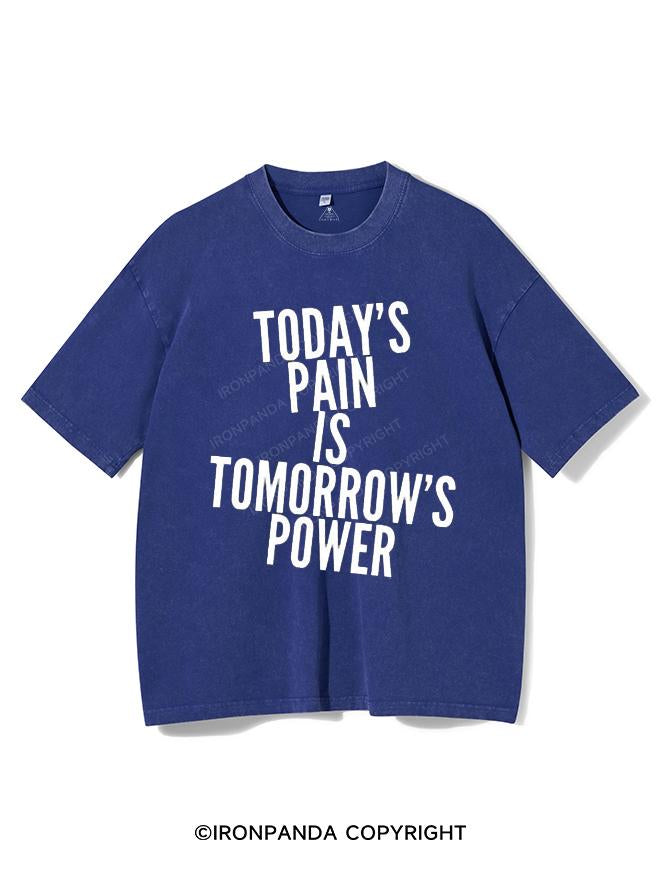 TODAY'S PAIN IS TOMORROW'S POWER VINTAGE GYM SHIRT