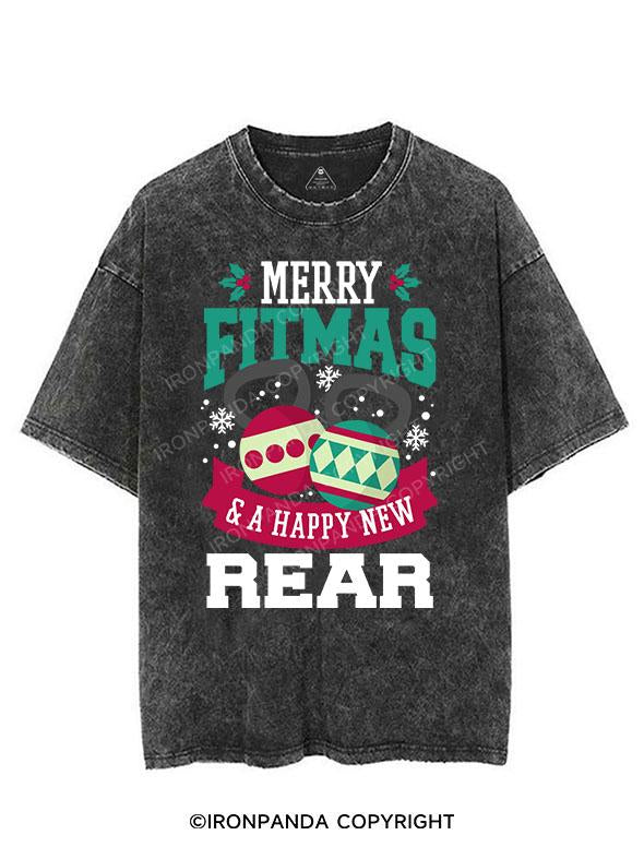 Merry fitmas & a happy new rear VINTAGE GYM SHIRT