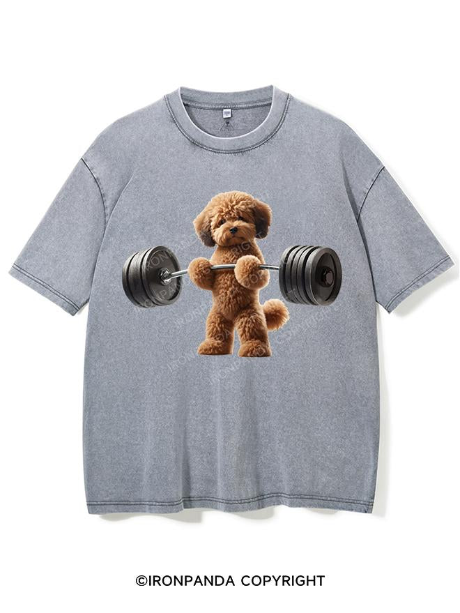 LITTLE PAWS, BIG LIFTS VINTAGE GYM SHIRT