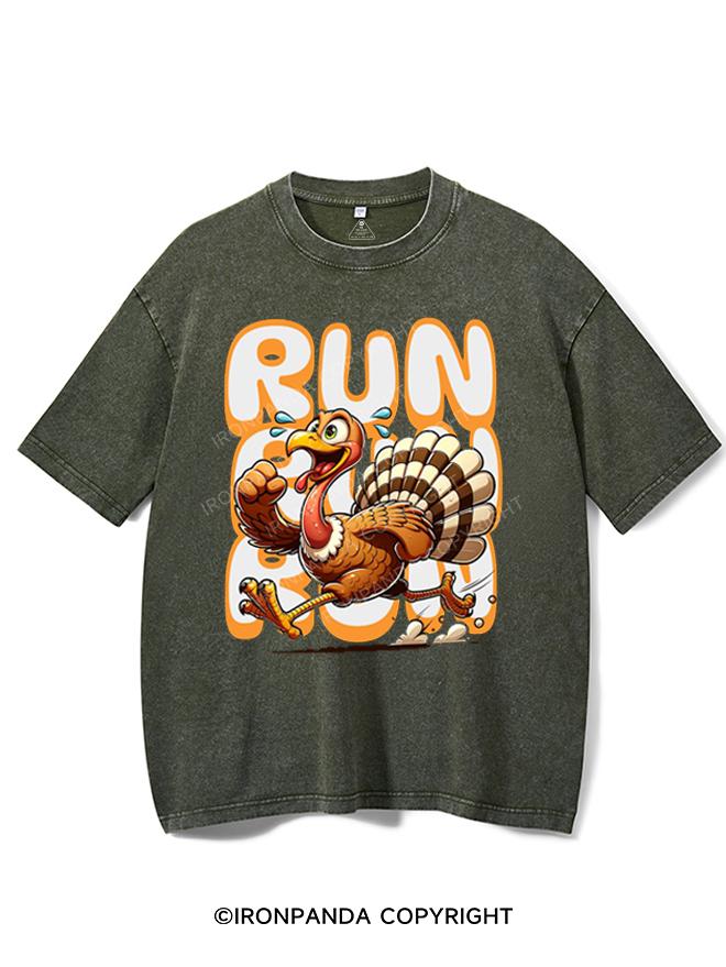 RUN RUN RUN TURKEY VINTAGE GYM SHIRT