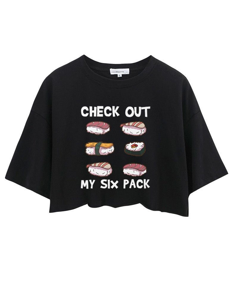 CHECK OUT MY SIX PACK CROP TOPS