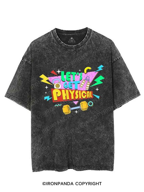 Let's get physical VINTAGE GYM SHIRT