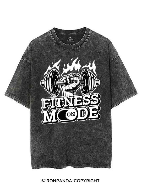 TURN ON FITNESS MODE VINTAGE GYM SHIRT