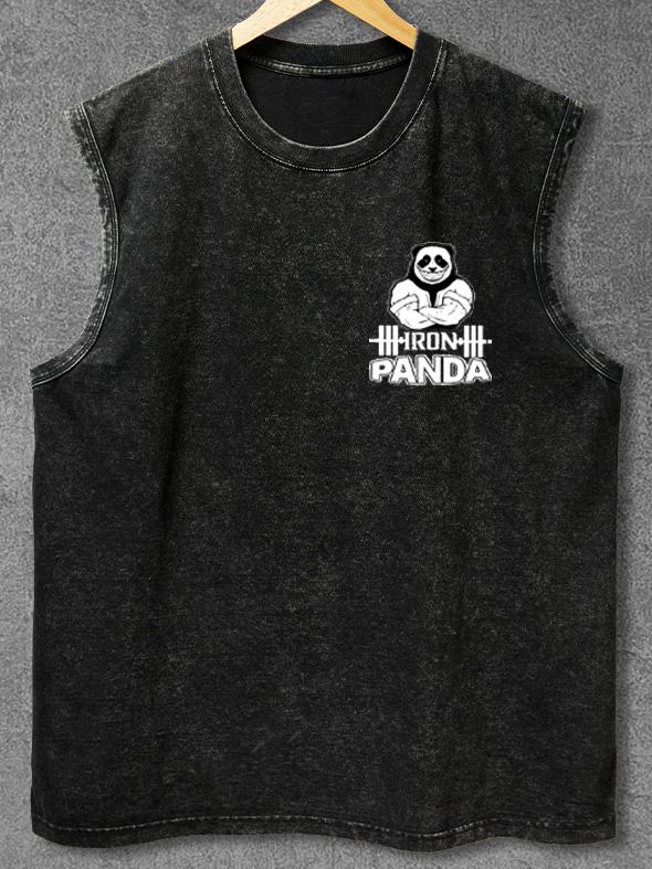 Ironpanda Brand Washed Gym Tank