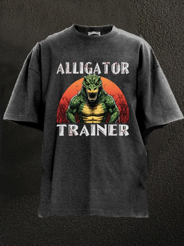 alligator trainer Washed Gym Shirt