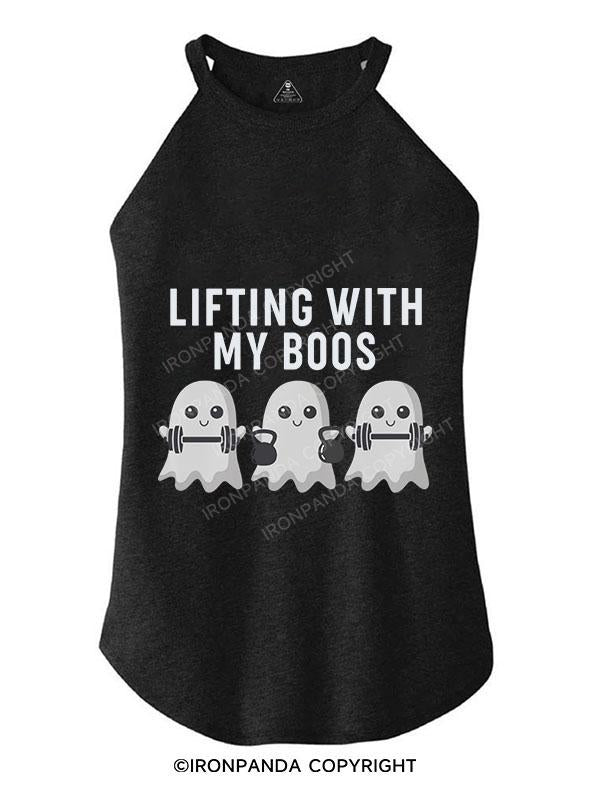 Lifting with my boos TRI ROCKER COTTON TANK