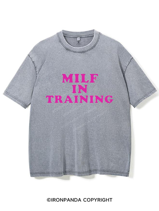 MILF IN TRAINING VINTAGE GYM SHIRT