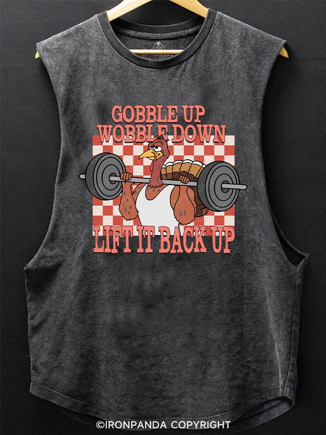 Gobble Up, Wobble Down, Lift It Back Up! SCOOP BOTTOM COTTON TANK