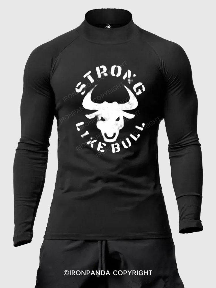 STRONG LIKE BULL Men's Fitted Mock