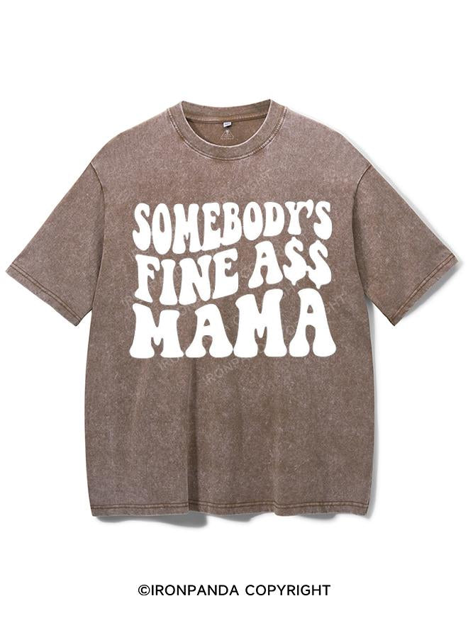 SOMEBODY'S FINE ASS MAMA VINTAGE GYM SHIRT