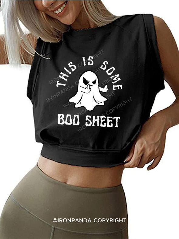 This is some boo sheet SLEEVELESS CROP TOPS